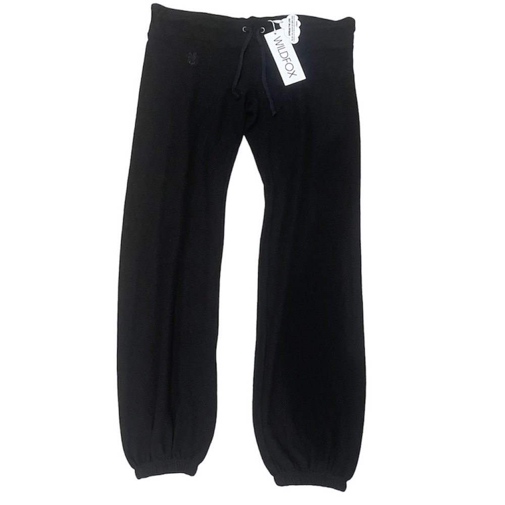 BRAND NWT BLACK WILDFOX COUTURE SWEATPANTS LOUNGEWEAR